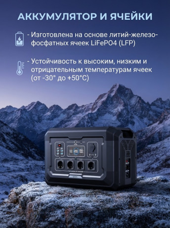 Портативная электростанция на аккумуляторах Souop S2 2500 Вт 2048 Вт*ч ( TopON TOP-X2500 )