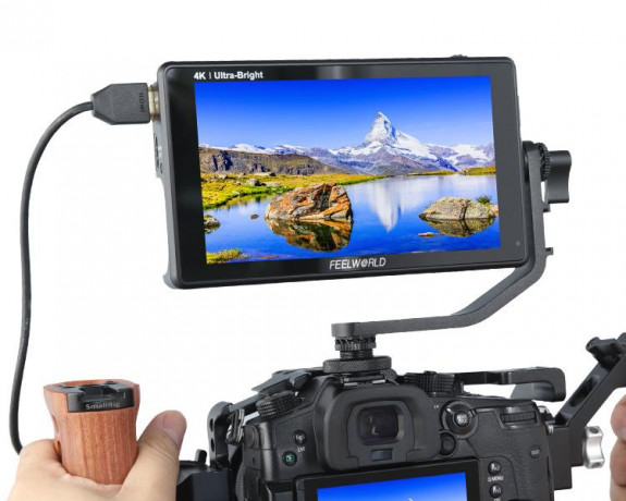 Накамерный монитор 6" FeelWorld LUT6 HDMI 2600nits HDR/3D LUT 4K Touch Screen