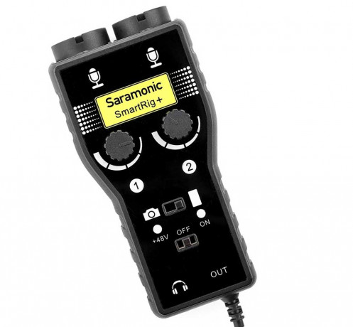 Аудиомикшер Saramonic SmartRig+ с XLR и фантомным питанием