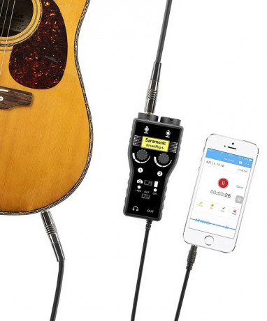 Аудиомикшер Saramonic SmartRig+ с XLR и фантомным питанием