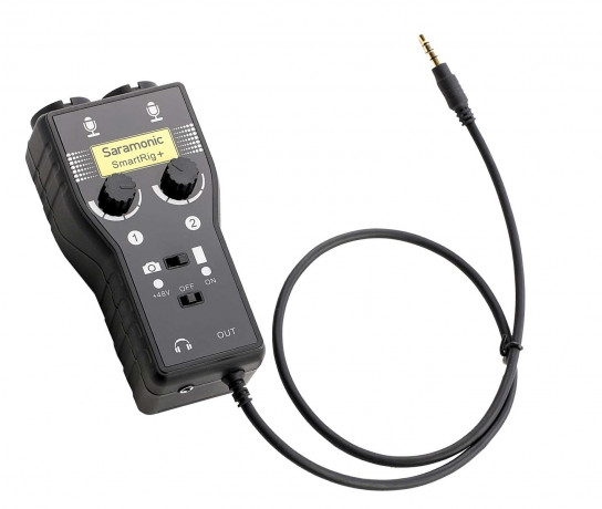 Аудиомикшер Saramonic SmartRig+ с XLR и фантомным питанием