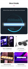 Видеосвет Ulanzi AY6C RGB 