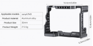 Клетка Ulanzi UURig C-A73 для камеры Sony A7III A7R3 A7M3