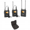 Микрофон Saramonic UWMIC9 TX9+TX9+RX9 Kit 2 Петличная радиосистема двухканальная ( приёмник + 2 передатчика) + Кейс