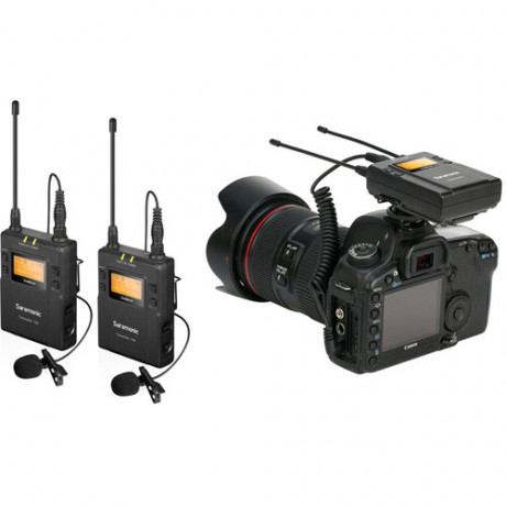 Микрофон Saramonic UWMIC9 TX9+TX9+RX9 Kit 2 Петличная радиосистема двухканальная ( приёмник + 2 передатчика) + Кейс