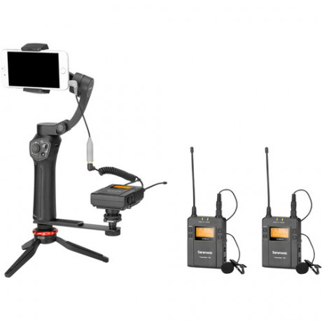 Микрофон Saramonic UWMIC9 TX9+TX9+RX9 Kit 2 Петличная радиосистема двухканальная ( приёмник + 2 передатчика) + Кейс