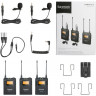 Микрофон Saramonic UWMIC9 TX9+TX9+RX9 Kit 2 Петличная радиосистема двухканальная ( приёмник + 2 передатчика) + Кейс