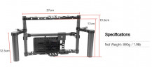 Клетка для режиссёрского монитора E-image Q200P карбон