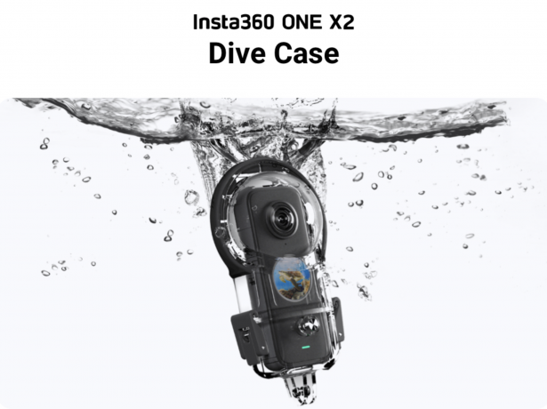 Бокс для подводной съемки Insta360 ONE X2 Dive Case (CINX2CB/B)